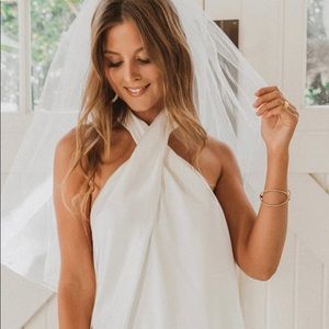 COPY - Show me your Mumu jasmine halter mini dress